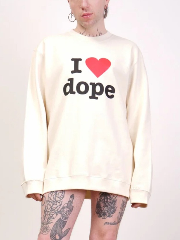 STARSTYLING // I LOVE DOPE スウェットシャツ – WUT